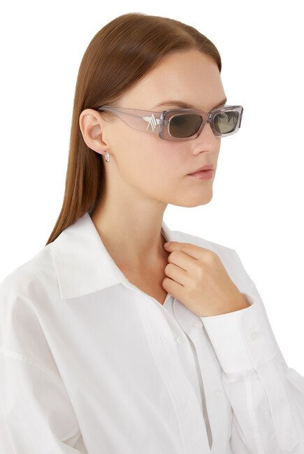 نظارة شمسية ميني x اتيكو مارفا بإطار مستطيل